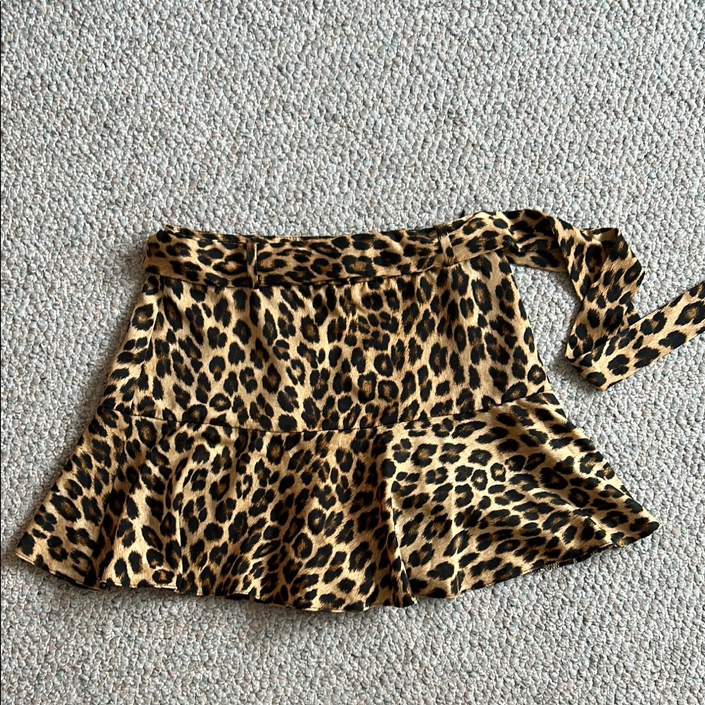 Zara Leopard Print Women's Skirt